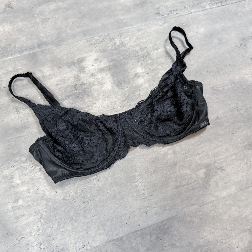 La Sena Black Lace Bra